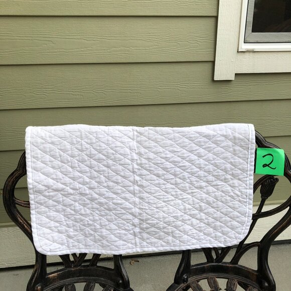 SmartPak Quilted White Baby Saddle Pads (Set of Three) - Picture 7 of 16